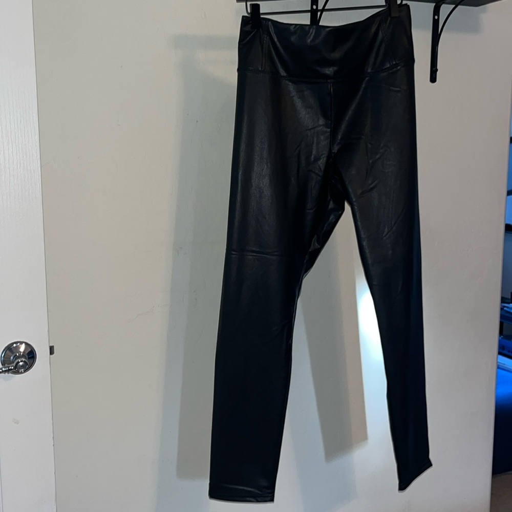 NWT Faux, leather leggings